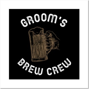 Groom's Brew Crew Posters and Art